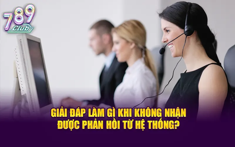 Giải đáp làm gì khi không nhận được phản hồi từ hệ thống?